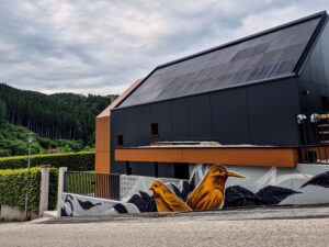 Gartenwandgestaltung Graffiti Künstler