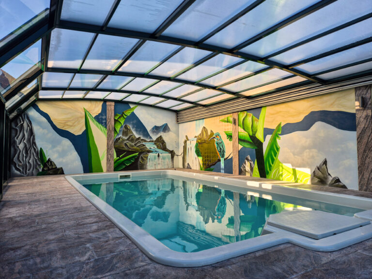 Künstlerische Gestaltung Pool
