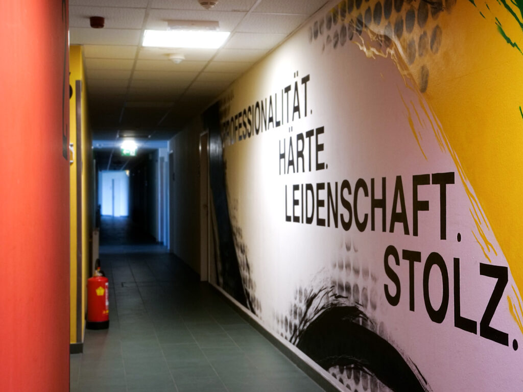 Fußballstadion Gang Graffiti Akademie Burgenland